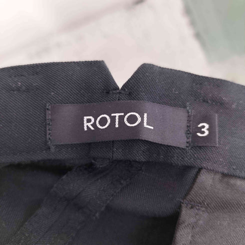 ロトル ROTOL 24SS SUPER HIGH WAIST SLACKS TW メンズ JPN:3