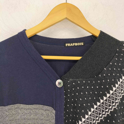 フラボア FRAPBOIS クレイジーパターン カーディガン レディース JPN:1