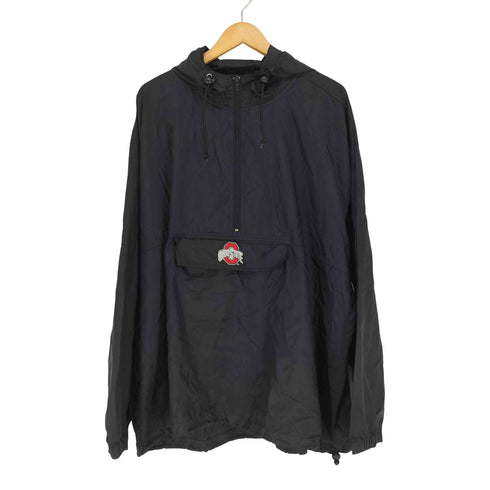 VESI チームロゴ ナイロンアノラックパーカー メンズ XXL