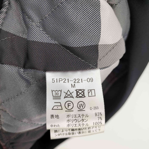 ブラックレーベルクレストブリッジ BLACK LABEL CRESTBRIDGE 裏地 タータンチェック キルティング ダンボール ジップアップ パーカー フーディー メンズ import:M