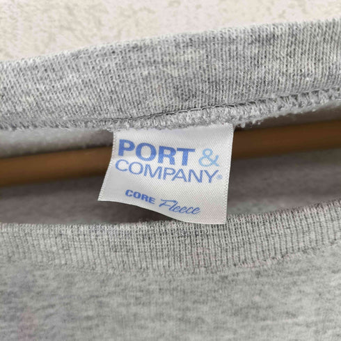 ポートアンドカンパニー PORT and COMPANY 企業ロゴ クルーネックスウェット メンズ M