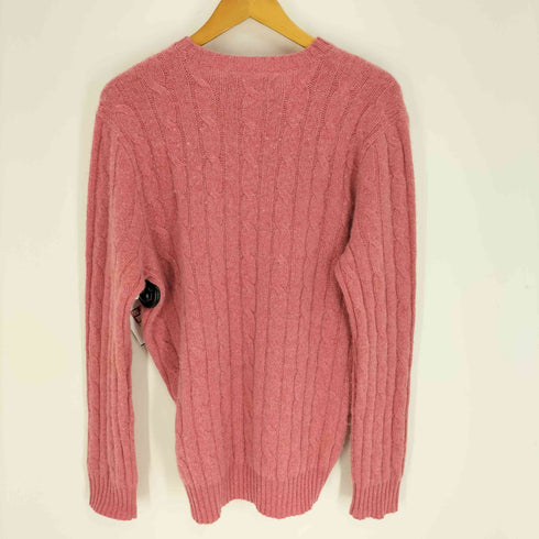 ポロバイラルフローレン Polo by RALPH LAUREN L/S ケーブル編み クルーネック カシミヤ ニット メンズ import:M