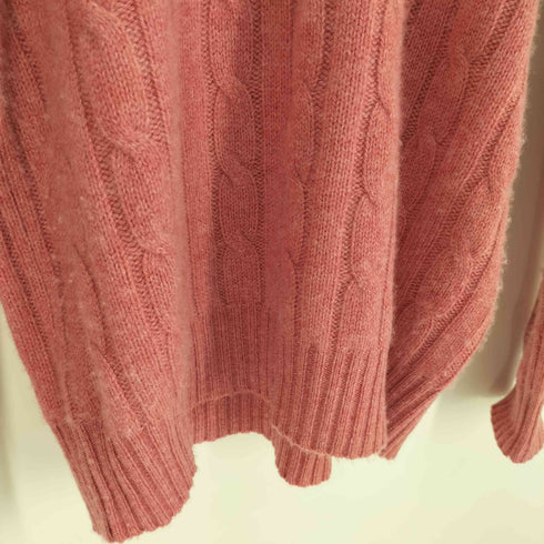 ポロバイラルフローレン Polo by RALPH LAUREN L/S ケーブル編み クルーネック カシミヤ ニット メンズ import:M