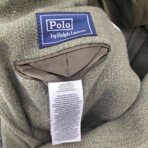 ポロバイラルフローレン Polo by RALPH LAUREN RL67 テクスチャード ツイード ジャケット メンズ US:38