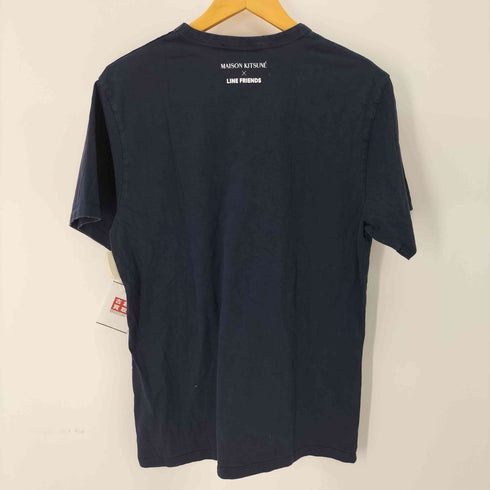 メゾンキツネ MAISON KITSUNE キャラクタープリント クルーネックTシャツ メンズ import:M