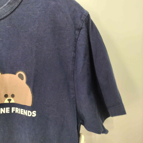 メゾンキツネ MAISON KITSUNE キャラクタープリント クルーネックTシャツ メンズ import:M
