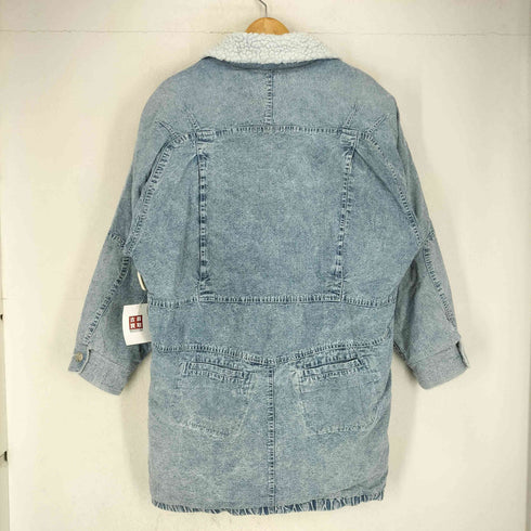 内ボアデニムダッフルコート メンズ L