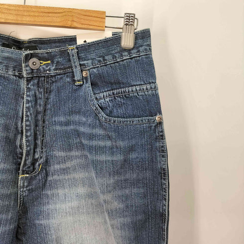 ショーンジョン Sean john ロゴ刺繍 ワイドデニムパンツ hiphop Bboy メンズ US:32-33