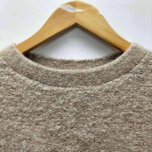 ナチュラルランドリー NATURAL LAUNDRY アルパカ混 ミックスファブリック ローゲージ ニット ベスト レディース JPN:2