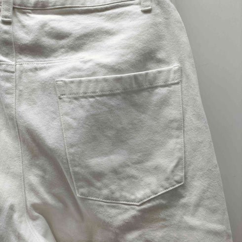 toulouse コットンツイル ワイド ストレート デニム パンツ レディース JPN:S
