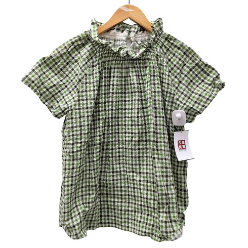 ビームスボーイ BEAMS BOY 21SS リップル ギャザー ネック シャツ ブラウス レディース ONE SIZE