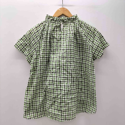 ビームスボーイ BEAMS BOY 21SS リップル ギャザー ネック シャツ ブラウス レディース ONE SIZE