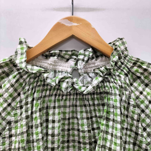 ビームスボーイ BEAMS BOY 21SS リップル ギャザー ネック シャツ ブラウス レディース ONE SIZE