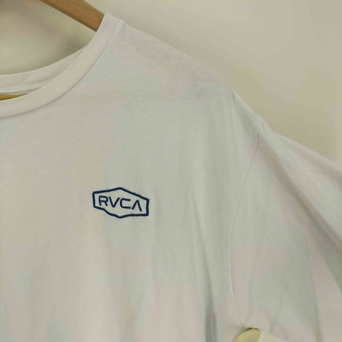 ルーカ RVCA 別注 スクエア バンダナ ロゴ バック プリント S/S Tシャツ メンズ import:M