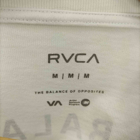 ルーカ RVCA 別注 スクエア バンダナ ロゴ バック プリント S/S Tシャツ メンズ import:M