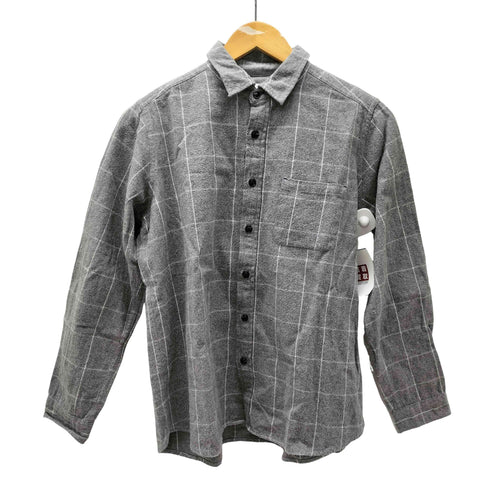 ナチュラルランドリー NATURAL LAUNDRY Quatermaster グラフチェック シャモアクロス L/S シャツ レディース JPN:2
