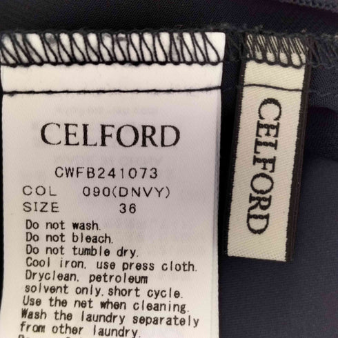 セルフォード CELFORD ギャザースリーブレースブラウス レディース JPN:36