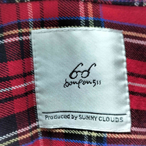 サニークラウズ sunny clouds タータン ワンピース シャツ ワンピース レディース MP