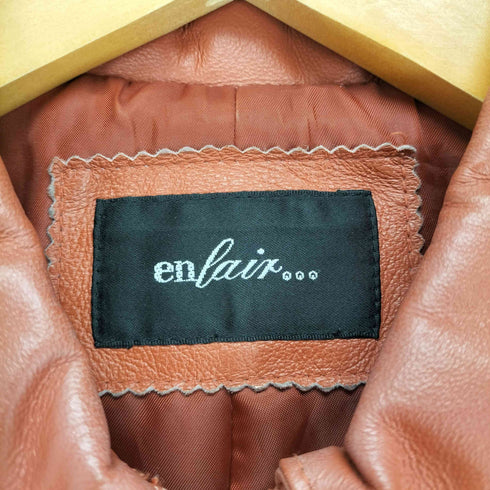 ENLAIR 比翼レザージャケット レディース