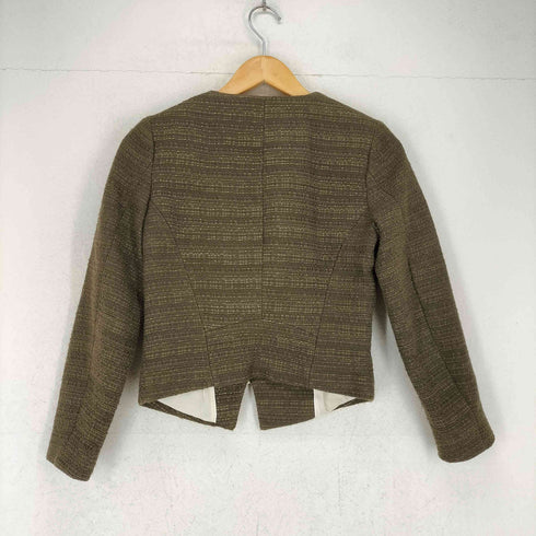 エイチアンドエム H&M Y2K ツイードダブルライダースジャケット レディース 34