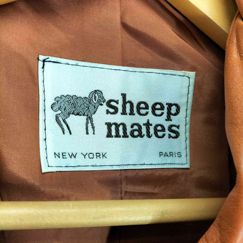 SHEER MATES レザーテーラードジャケット レディース