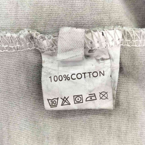 ダメージ加工 クルーネックスTシャツ メンズ L