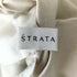 エストラータ STRATA ナローベルトタックテーパードパンツ レディース JPN:S