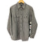 ギャップ Gap 90S OLD 紺タグ コットン チェック柄 長袖シャツ 両胸フラップ メンズ import:M