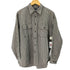 ギャップ Gap 90S OLD 紺タグ コットン チェック柄 長袖シャツ 両胸フラップ メンズ import:M