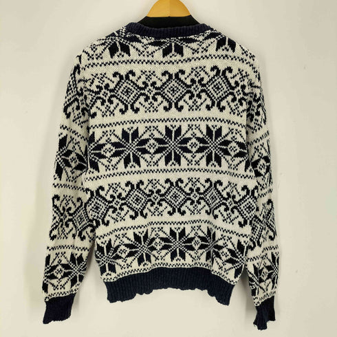 ランズエンド LANDS END 80-90s USA製 ノルディックコットンニット メンズ import:M