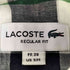 ラコステ LACOSTE REGULAR FIT ブロックチェックリネンシャツ メンズ 39