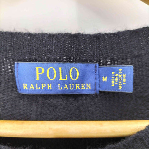 ポロラルフローレン POLO RALPH LAUREN ポニー刺繍 カシミヤ混 ケーブルニット メンズ import:M