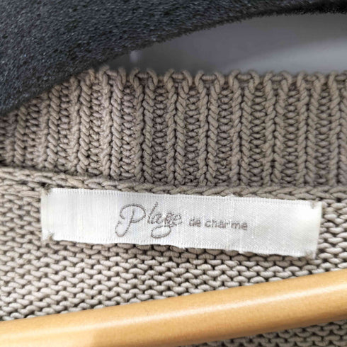プラージュ PLAGE Standard リネン混 長袖ニット レディース