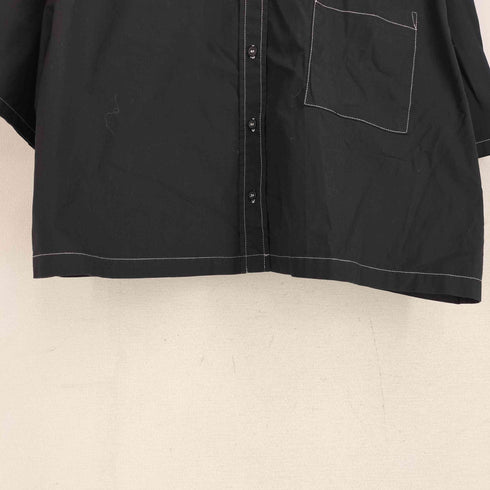 ザラ ZARA ステッチ S/S シャツ レディース import:XS