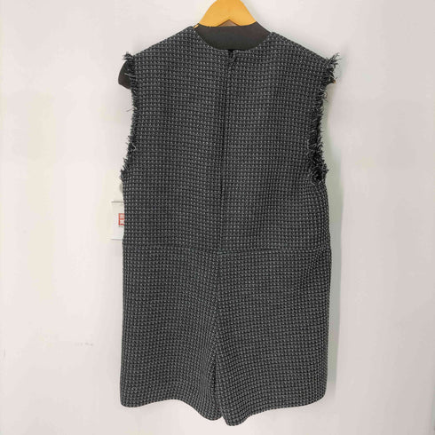 ロザリームーン Rosarymoon V-neck Tweed All-in-one レディース