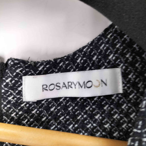 ロザリームーン Rosarymoon V-neck Tweed All-in-one レディース
