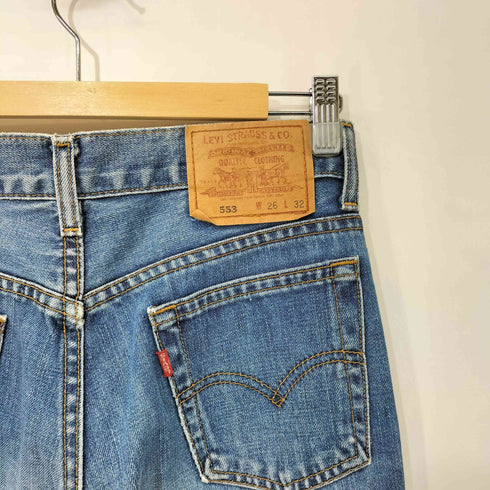 リーバイス Levis 98年製 フィリピン製 553 ボタン裏359 ジップフライ ストレートデニム レディース W26 L32