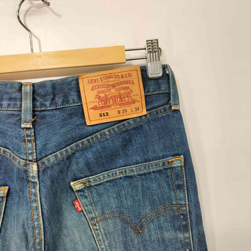 リーバイス Levis 97年製 日本製 512 ボタン裏J09 ジップフライ ストレートデニム レディース W29 L34