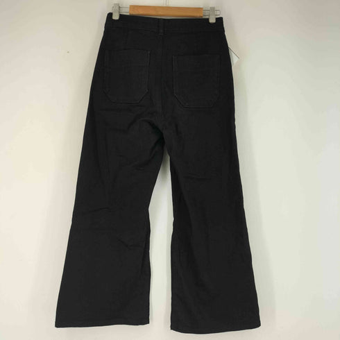 ザラ ZARA wide leg jeans black レディース 36