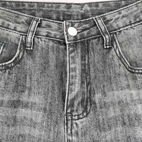 シャギー SHAGGIE ヴィンテージルーズデニムパンツ ブラック レディース JPN:S