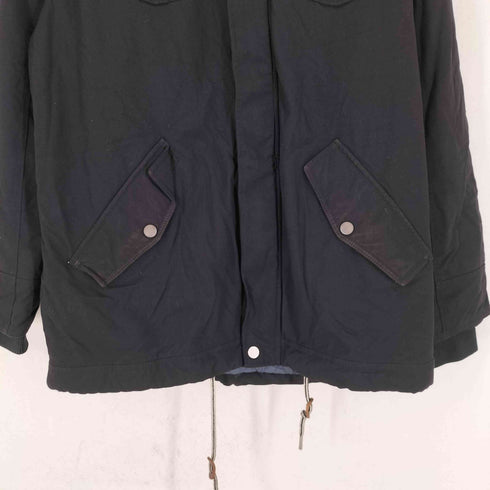 DENIM 中綿キルティングフーデッドハーフコート メンズ XL