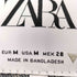 ザラ ZARA バンドカラー デニムワンピース レディース US M