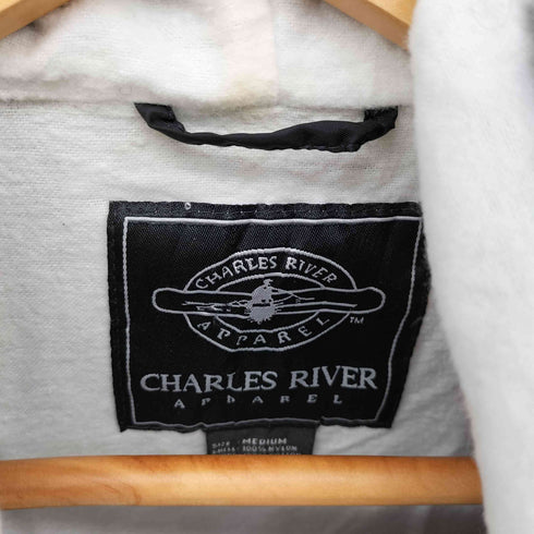チャールズリバー CHARLES RIVER ロゴ刺繍 ハーフジップ アノラックパーカー メンズ import:M