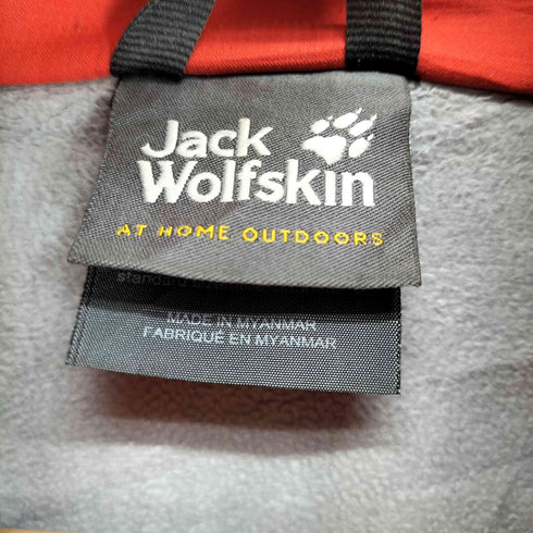 ジャックウルフスキン JACK WOLFSKIN ロゴプリントボンディングジャケット メンズ S