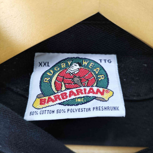バーバリアン BARBARIAN 90s MADE IN CANADA ラガーシャツ メンズ JPN:XXL