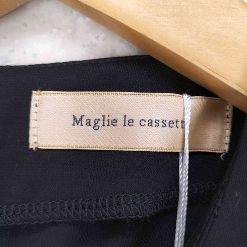 エム マーリエ ル カセット M Maglie le cassetto 刺繍レースドッキングカットソー レディース 7
