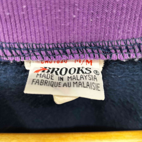 ブルックス BROOKS ロゴ刺繍デザイン スウェット メンズ JPN:M