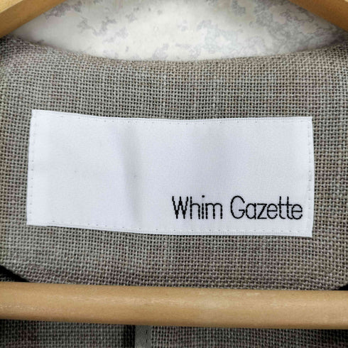 ウィムガゼット Whim Gazette ジュートライクハーフスリーブジャケット レディース FREE