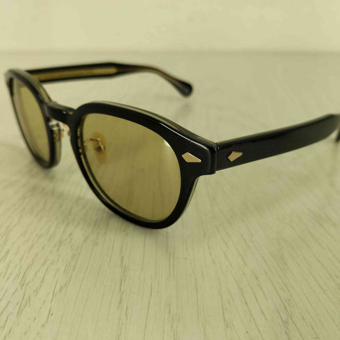 モスコット MOSCOT ×POKER FACE 別注 LEMTOSH BLACK ECRU メンズ 45□24-145