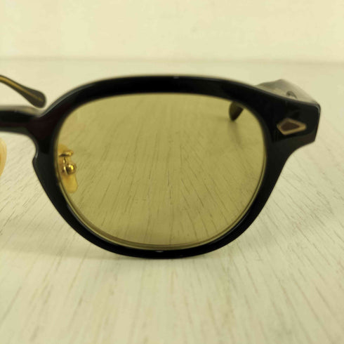 モスコット MOSCOT ×POKER FACE 別注 LEMTOSH BLACK ECRU メンズ 45□24-145